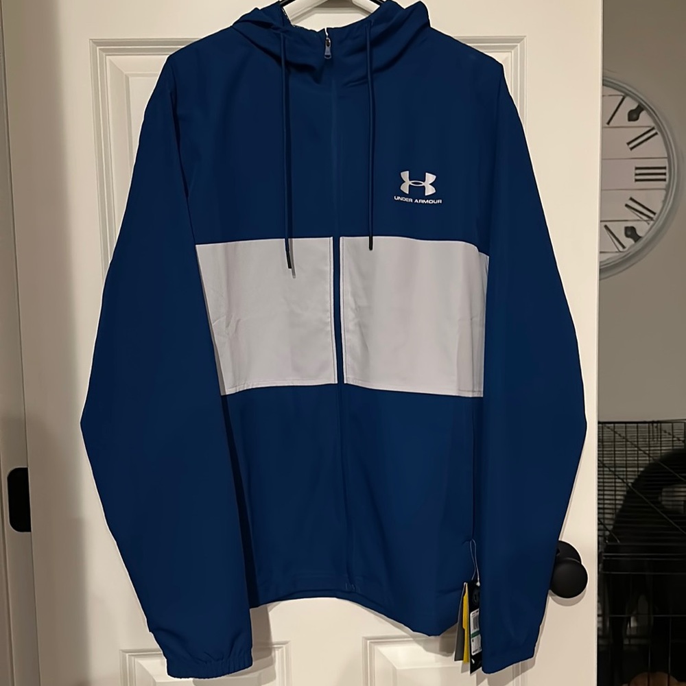 Blue Under Armour Windbreaker